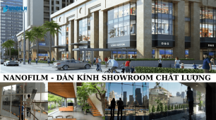 Giấy Dán Kính Chống Nóng, Chống Nắng Showroom