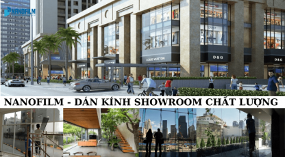 Giấy Dán Kính Chống Nóng, Chống Nắng Showroom