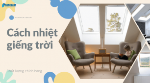 Giấy Dán Kính Chống Nóng, Chống Nắng Giếng Trời