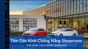 Tăng thêm sức hút cho showroom bằng tấm dán kính cách nhiệt