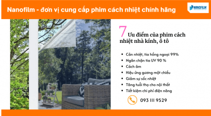 Ưu điểm và nhược điểm của phim cách nhiệt nhà kính, ô tô