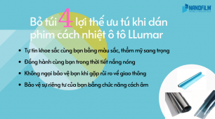 Bỏ túi 4 lợi thế ưu tú khi dán phim cách nhiệt ô tô LLumar