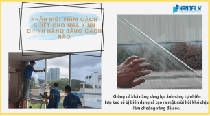 Làm thế nào để phân biệt film cách nhiệt cho nhà kính chính hãng ? 