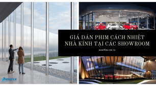 Giá dán phim cách nhiệt nhà kính tại các showroom