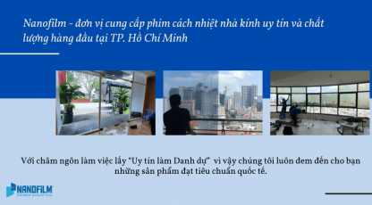 Ở đâu cung cấp phim cách nhiệt nhà kính uy tín tại TP.HCM