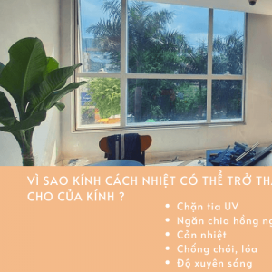 Lưu ngay giải pháp tránh nắng cho cửa kính bằng kính cách nhiệt