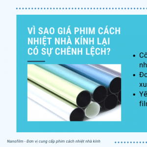Những yếu tố nào ảnh hưởng đến giá phim cách nhiệt nhà kính?