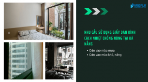 Giấy dán kính cách nhiệt chống nóng giá tốt tại Đà Nẵng