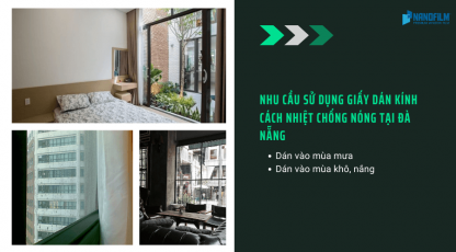 Giấy dán kính cách nhiệt chống nóng giá tốt tại Đà Nẵng