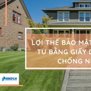 Bảo mật không gian riêng tư bằng giấy dán kính phản quang