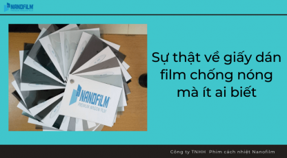 Sự thật về giấy dán chống nóng mà ít ai biết