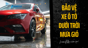 Bảo vệ xe ô tô dưới trời mưa gió