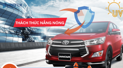Nhu cầu dán phim cách nhiệt xe innova 7 chỗ 