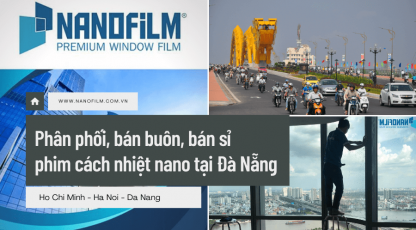 Phân phối, bán buôn, bán sỉ phim cách nhiệt nano tại Đà Nẵng