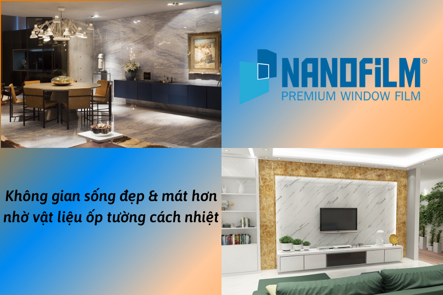 Không gian sống đẹp và mát hơn nhờ vật liệu ốp tường cách nhiệt