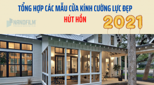 Tổng hợp các mẫu cửa kính cường lực đẹp hút hồn trong năm 2021