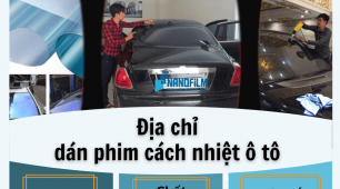 Địa chỉ dán phim cách nhiệt ô tô cao cấp cho xe siêu sang Roll Royce