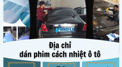 Địa chỉ dán phim cách nhiệt ô tô cao cấp cho xe siêu sang Roll Royce