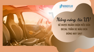 Đúng sai chuyện dán trần xe màu đen chống được nắng nóng?