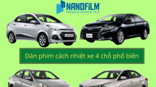 Dán phim cách nhiệt xe 4 chỗ, bảo hành bền bỉ đến 10 năm 
