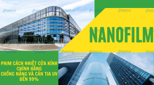 Phim cách nhiệt cửa kính chính hãng, chống nắng và cản tia UV đến 99%