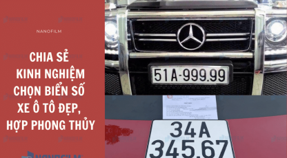 Chia sẻ kinh nghiệm chọn biển số xe ô tô đẹp, hợp phong thủy
