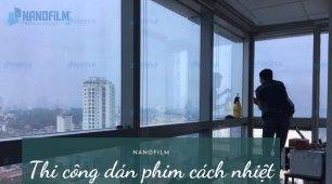 Thi công dán phim cách nhiệt nhà kính chuyên nghiệp
