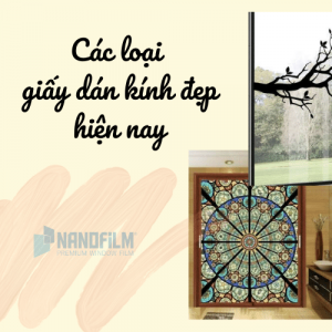 Các loại giấy dán kính đẹp hiện nay