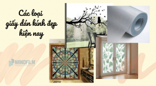 Các loại giấy dán kính đẹp hiện nay