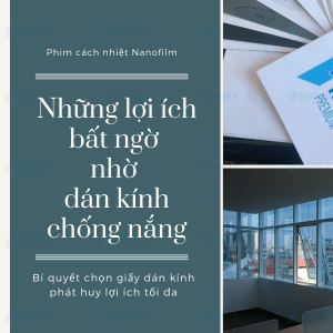 Những lợi ích bất ngờ nhờ dán kính chống nắng