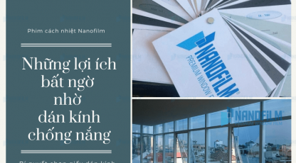 Những lợi ích bất ngờ nhờ dán kính chống nắng