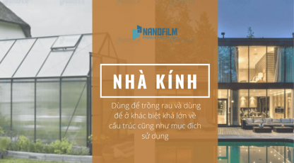Đặc điểm của nhà kính để ở và nhà kính trồng rau