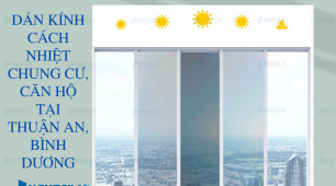 Dán kính cách nhiệt chung cư, căn hộ tại Thuận An, Bình Dương