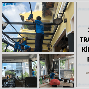 Xử lý tình trạng giấy dán kính cửa sổ bị bong tróc