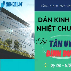  Dán kính cách nhiệt chung cư tại Tân Uyên, Bình Dương 