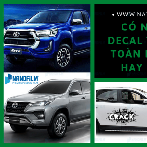 Có nên dán decal trang trí toàn bộ xe hơi hay không?