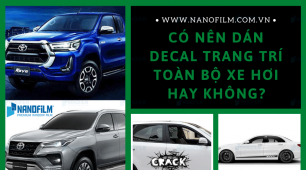 Có nên dán decal trang trí toàn bộ xe hơi hay không?