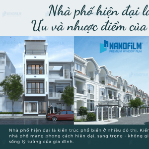 Nhà phố hiện đại là gì? Ưu và nhược điểm của nhà phố