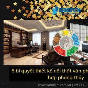 6 bí quyết thiết kế nội thất văn phòng khoa học, hợp phong thủy