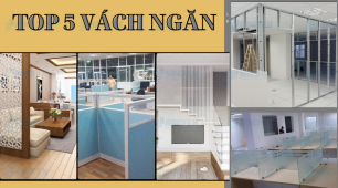 Top 5 loại vách ngăn văn phòng đẹp, được yêu thích nhất hiện nay