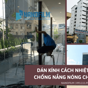 Dán kính cách nhiệt - giải pháp chống nắng nóng cho bệnh viện