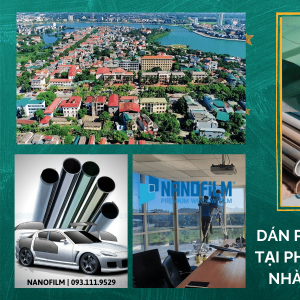 Dán phim cách nhiệt tại Phú Thọ cho ô tô, nhà ở chính hãng