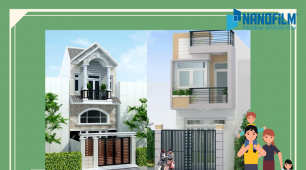 Mẫu nhà vuông 2 tầng giá rẻ cho gia đình trẻ 