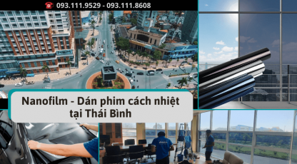 Chống nóng bằng dán phim cách nhiệt tại Thái Bình