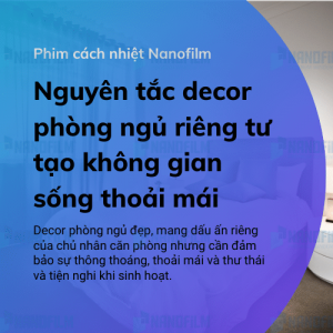 Nguyên tắc decor phòng ngủ riêng tư tạo không gian sống thoải mái