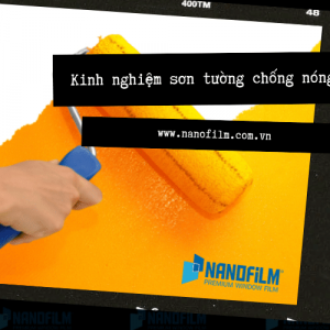 Kinh nghiệm sơn tường chống nóng làm mát nhà ở hiệu quả