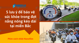 5 lưu ý để bảo vệ sức khỏe trong đợt nắng nóng kéo dài tại miền Bắc