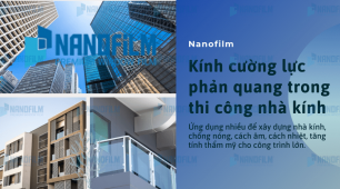 Tìm hiểu về kính cường lực phản quang trong thi công nhà kính