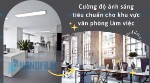 Cường độ ánh sáng tiêu chuẩn cho khu vực văn phòng làm việc