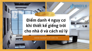 Điểm danh 4 nguy cơ khi thiết kế giếng trời cho nhà ở và cách xử lý
